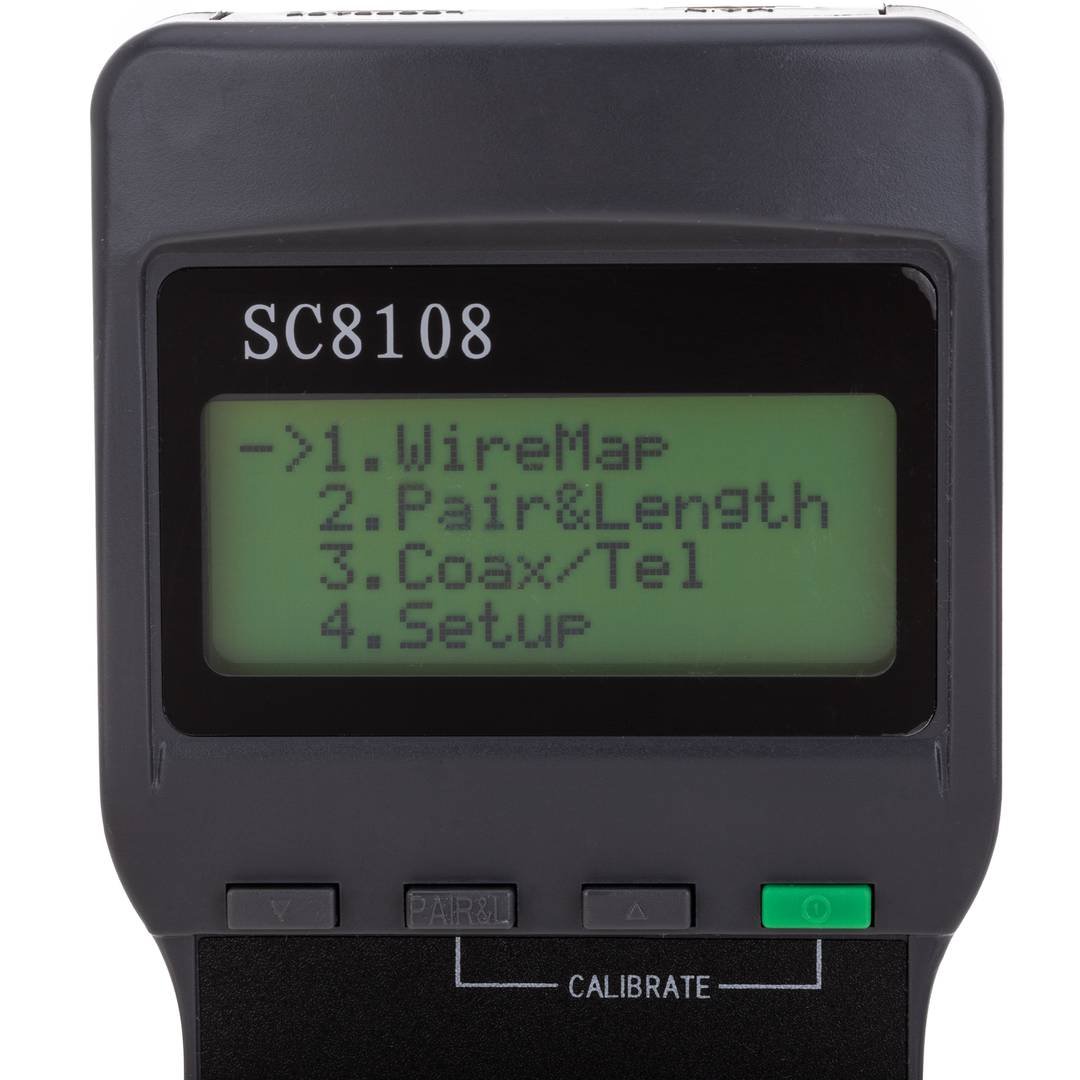 ProTools Testeur Câble Réseau avec Afficheur LCD WireMap et Pair-and-Length