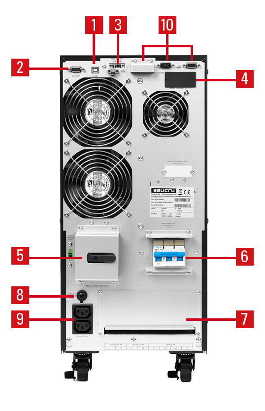 SLC TWIN PRO2 4-20 KVA Onduleur On-line à double conversion de 4 à 20 kVA salicru maroc