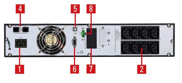 SLC TWIN RT2 LION Onduleur On-line à Double Conversion Tour-Rack de 1 000 à 3 000 VA avec Batteries Lithium-ion - Salicru Maroc