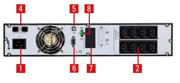 SLC TWIN RT2 LION Onduleur On-line à Double Conversion Tour-Rack de 1 000 à 3 000 VA avec Batteries Lithium-ion - Salicru Maroc