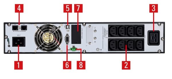 SLC TWIN RT2 LION Onduleur On-line à Double Conversion Tour-Rack de 1 000 à 3 000 VA avec Batteries Lithium-ion - Salicru Maroc