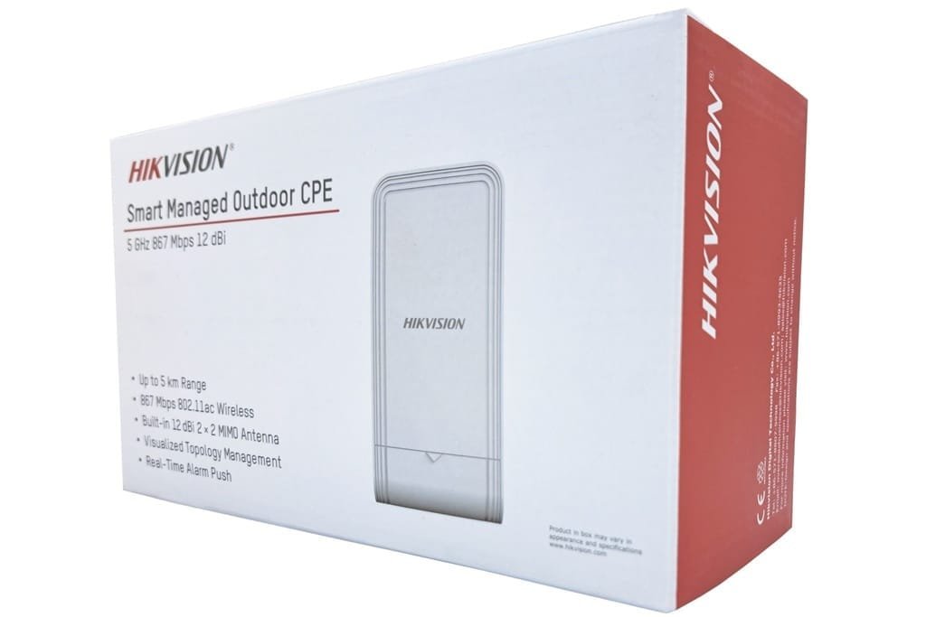 DS 3WF03C 5ACO 5Ghz 867Mbps 15km Outdoor Wireless CPE Hikvision