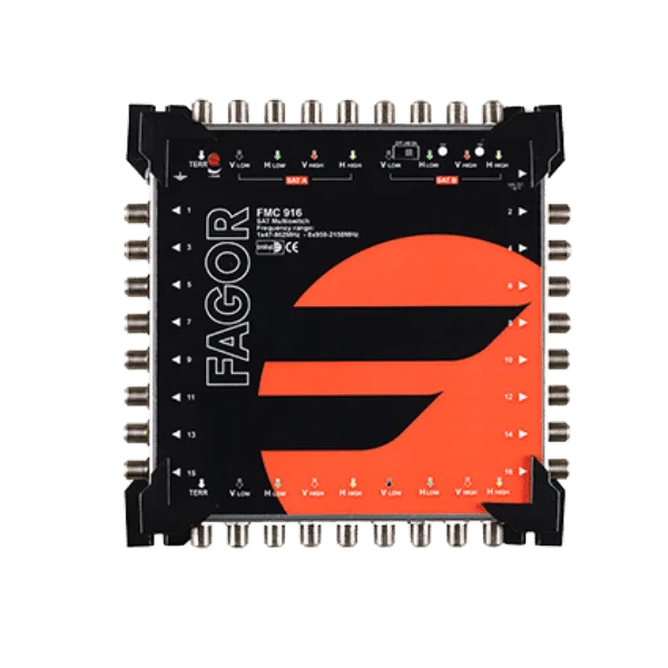 MFC912 Multicommutateur cascadable avec 8 polarites 1 entree terrestre 12 sorties. FAGOR