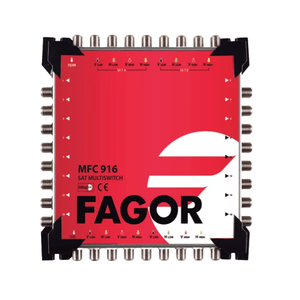 MFF916 MULTICOMMUTATEUR TERMINAL avec 8 polarites 1 entree terrestre 16 Sorties. FAGOR