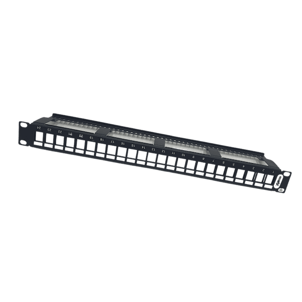 TPN PB46AF PB MODULAIRE VIDE 24 PORTS CAT6A STP 19 1U TOPNet Prix Maroc min