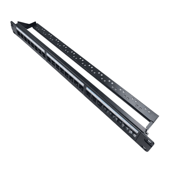 TPN PD24V PATCH PANEL MODULAIRE VIDE 24 PORTS 19 1U TOPNet Prix Maroc min 1