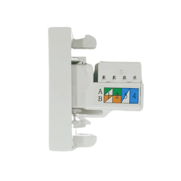 TPN-PL42S - PLASTRON RJ45 SIMPLE 45X22,5 CAT6 - TOPNet 4 TPN PL42S PLASTRON RJ45 SIMPLE 45X225 CAT6 TOPNet Prix Maroc min 1