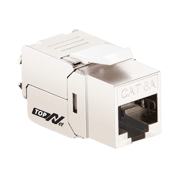 TPN-PR6F - Prise Réseau RJ45 CAT6A FTP 360° - TOPNet 4 TPN PR6F Prise Reseau RJ45 CAT6A FTP 360° TOPNet min 1