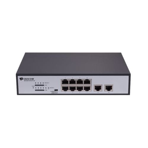 S1010 8P 120 Commutateur 10 ports 100M POE rackable 120W AC220V BDCOM