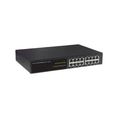 S1016 Commutateur 16 ports 100M RACKABLE pour reseau optimise BDCOM