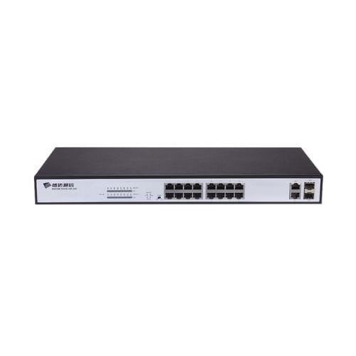S1218 16P 330 Commutateur POE 16 ports 100M avec 2 ports gigabit RACKABLE BDCOM