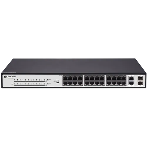 S1226 24P 330 Switch POE 24 ports 100M 2 ports Gigabit rackable 300W BDCOM