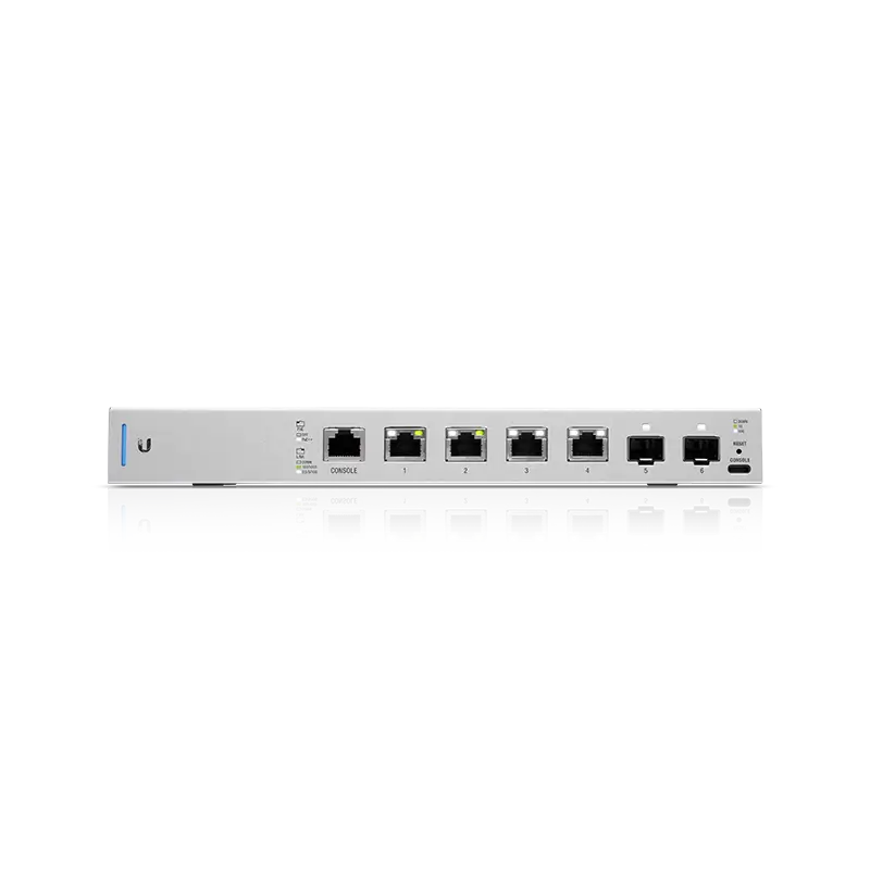 US XG 6POE Switch 10 Gigabit 6 Ports 802.3bt pour Reseau Professionnel Ubiquiti 1 2