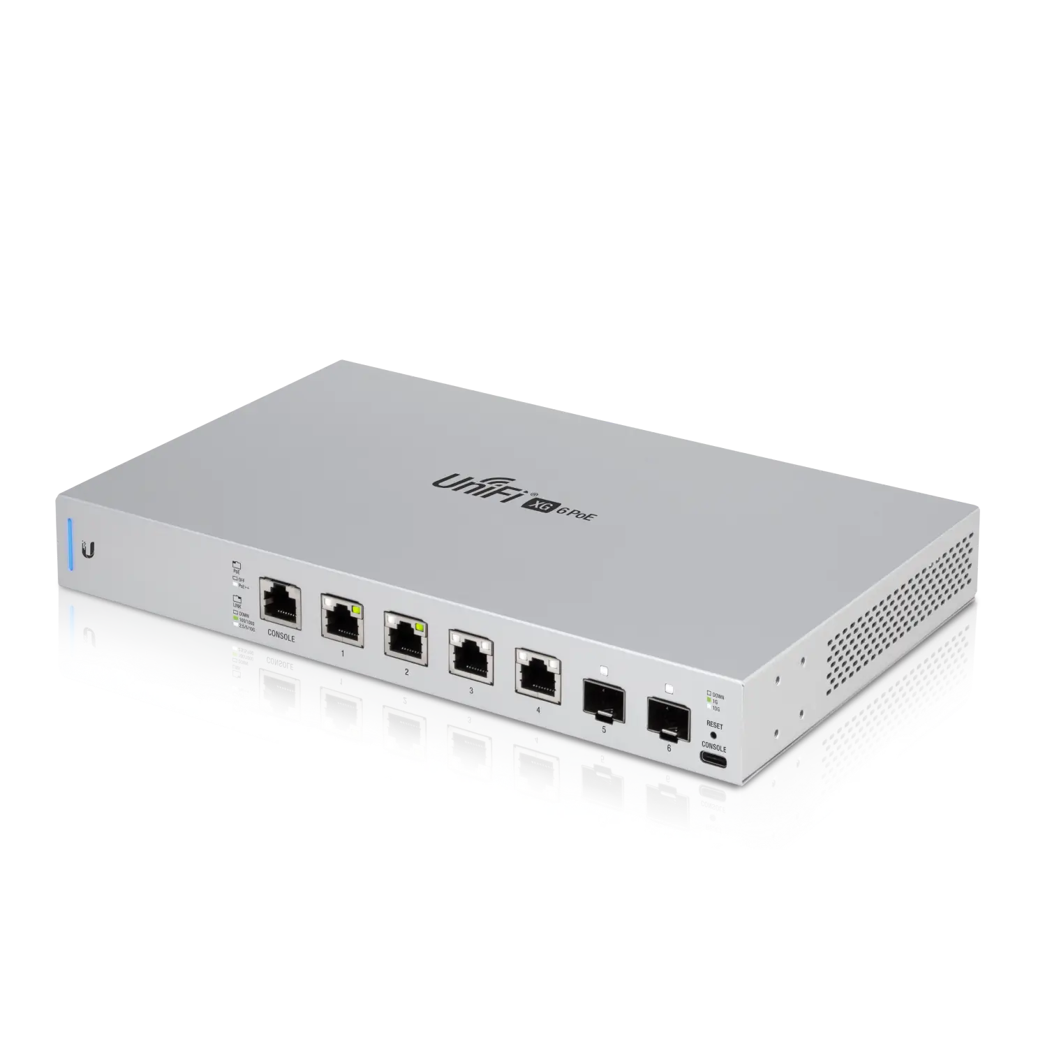 US XG 6POE Switch 10 Gigabit 6 Ports 802.3bt pour Reseau Professionnel Ubiquiti 1
