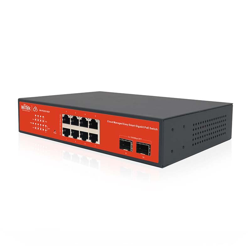 WI-PCES310GF V2 - Switch PoE Cloud Smart 8 ports 1000 Mbps avec gestion avancée - Wi-Tek 4 WI PCES310GF V2 Switch PoE Cloud Smart 8 ports 1000 Mbps avec gestion avancee Wi Tek min 1