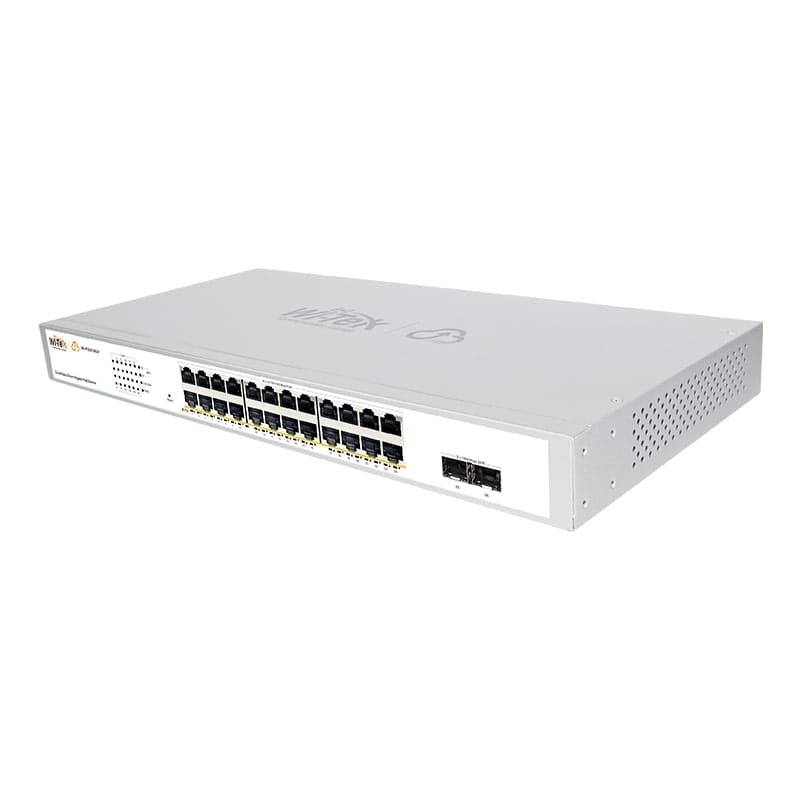 WI PCES326GF V2 Commutateur PoE Cloud 24 ports avec SFP 1000 Mbps Wi Tek