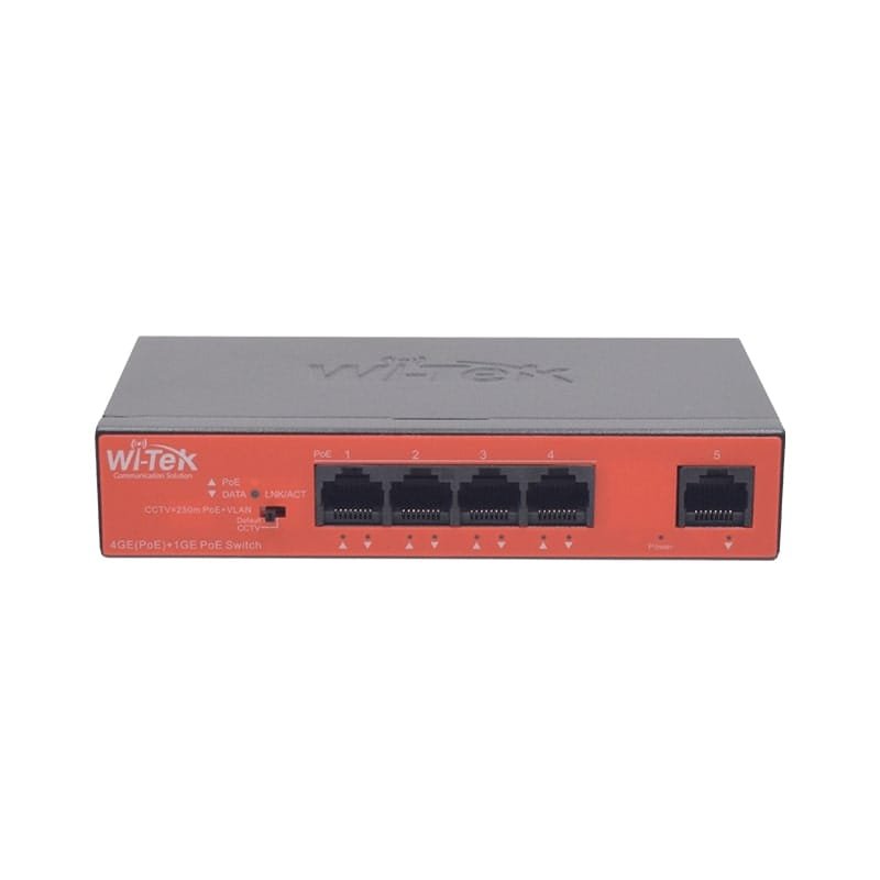 WI PS305GH Switch PoE 4 Ports Gigabit avec Fonctionnalites Avancees Wi Tek
