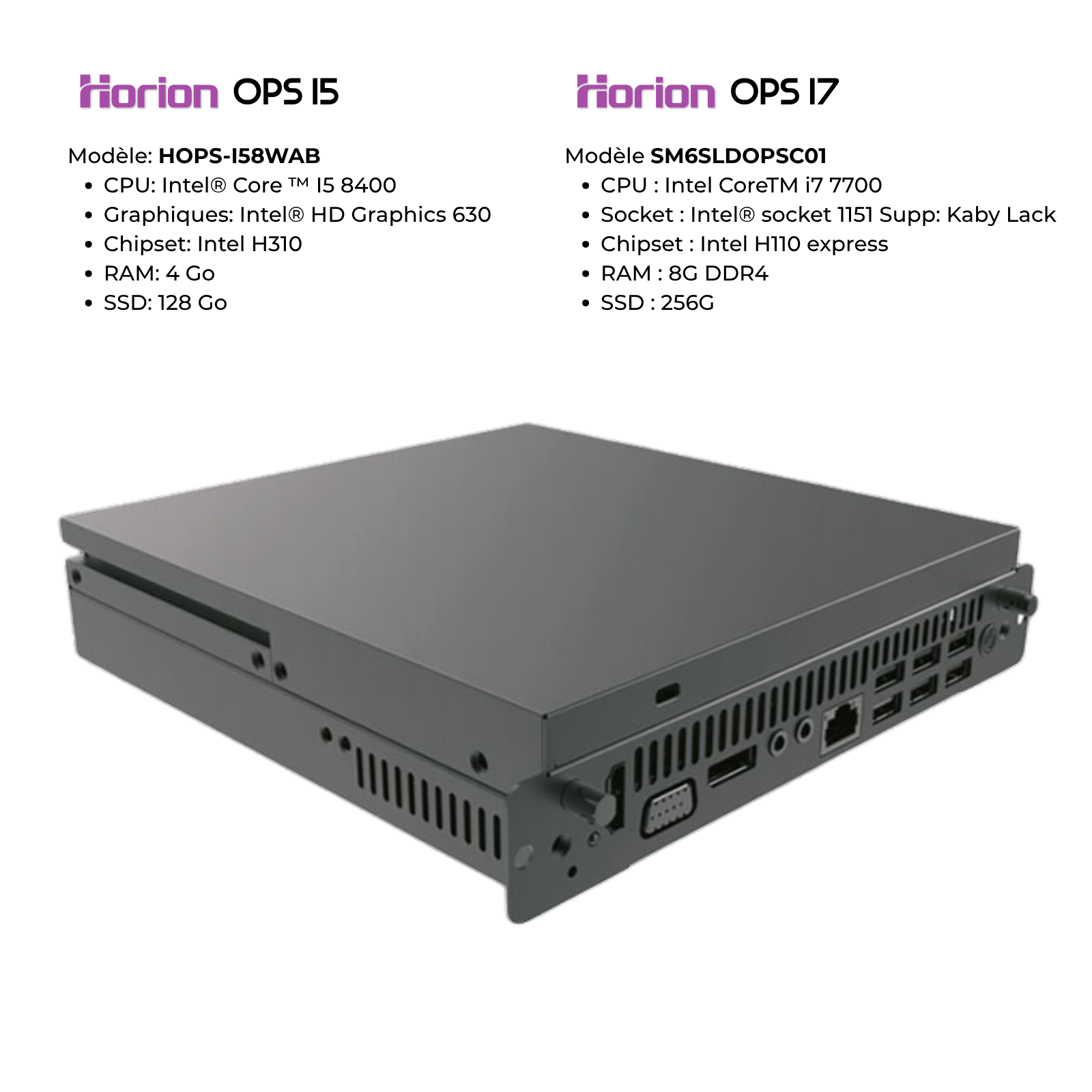 Module PC Enfichable HORION ORDINATEUR OPS