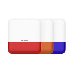 DS-PS1-E-WB/RED DS-PS1-E-WB/BLUE - Sirène Externe Sans Fil Anti-intrusion rouge / bleu HIKVISION