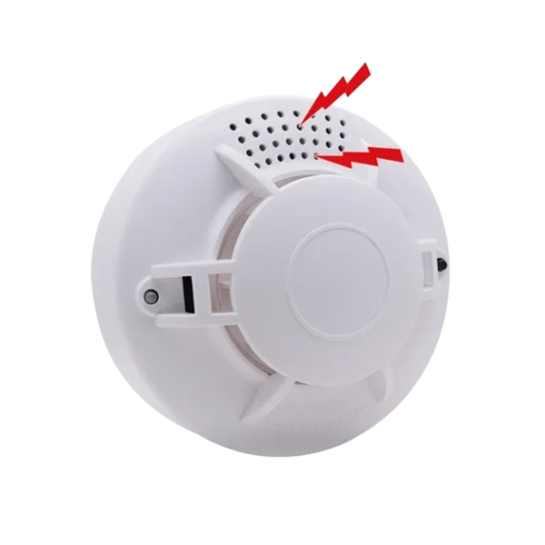 Détecteur De Fumée Autonome Fixation Plafond Avec Sirène Inclus 85db Professionnel DF-200A-9V