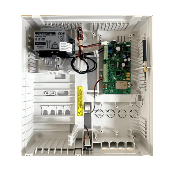 SECOLINK - Centrale d'Alarme Filaire 7 - 8 - 16 - 32 - 64 Zones Avec Transmetteur GSM Intégré - GSV4B PAS808M P16