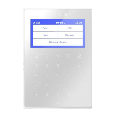 SECOLINK - Clavier Filaire & Sans Fil Tactiles Avec Écran LCD - KM25