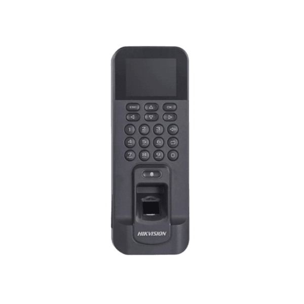 DS-K1T804AMF - Pointeuse Biometrique et Controle d'Accés Ecran LCD TFT 2.4 Lecteur d'Empreinte, Code et Carte Mifare - HIKVISION-1