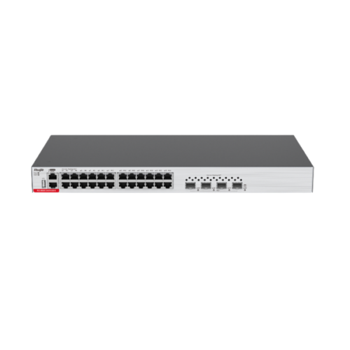 RG-S5300-24GT4XS-E - Reyee Ruijie Switch Commutateur Cloud-Managed Gigabit L2+ à 24 Ports PoE