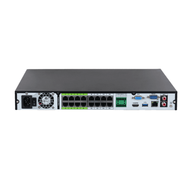 Dahua 16CH NVR Enregistreur Vidéo Réseau 16 Canaux 1U 2HDDs 16 PoE DH-NVR5216-16P-EI