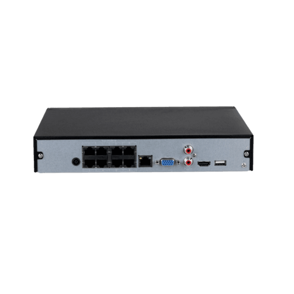 Dahua - 8CH NVR Enregistreur Vidéo Réseau 8 Canaux 1HDD 8 PoE - DH-NVR4108HS-8P-4KS2/L