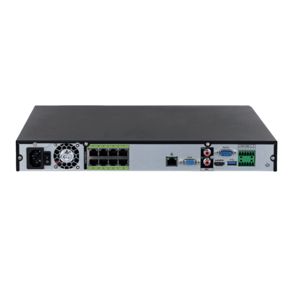 Dahua - 8CH NVR Enregistreur Vidéo Réseau 8 Canaux 1U 2HDDs 8 PoE - DH-NVR5208-8P-EI