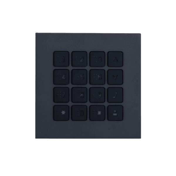 Dahua - Module Clavier Supplémentaire pour Système Modulaire d'Interphone Vidéo - DHI-VTO4202FB-MK