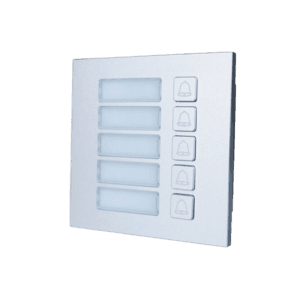 Dahua - Module Panneau d'Appel à 5 Boutons pour la Série VTO4 - DHI-VTO4202F-MB5