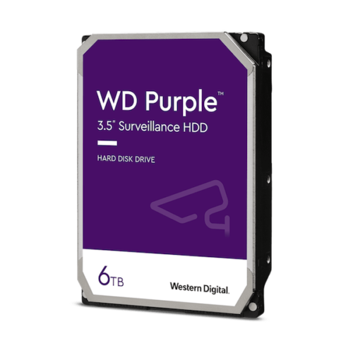 WD43PURZ - Disque Dur Interne de Surveillance 6TB Violet WD Western Digital
