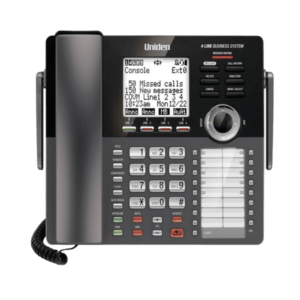 AT4801 Uniden Pack Standard Telephonique Sans Fil DECT 4 Lign Maroc min 1