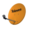 TVS80 Televes fournisseur Antenne Parabolique offset Galvaniser 83 x75cm fournie partout au maroc