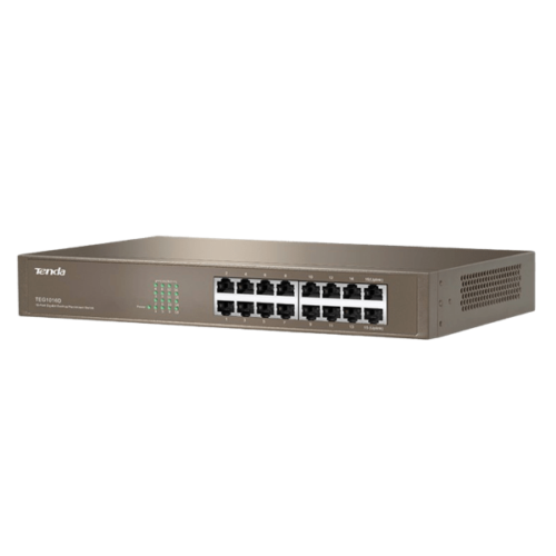 Tenda TEG1016 Switch Gigabit Ethernet 16 Ports RJ45 10/100/1000 Mbps Maroc
