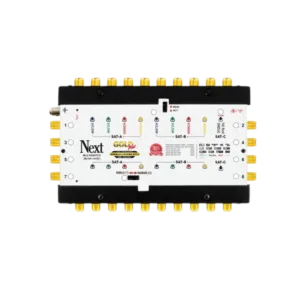 YE-10/8H - fournisseur maroc Next Multiswitch Hybrid Gold Full HD 4K 10 Entrées Sattelite