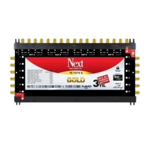 YE1712S - Next Multiswitch Terminal Gold Full HD 4K 16 Entrées Satellite YE-17/12S