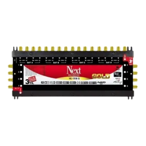 YE1708S - Next Multiswitch Terminal Gold Full HD 4K 16 Entrées Satellite YE-17/8S