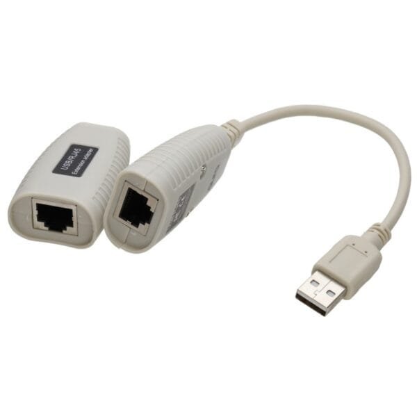 usb 20 extender over data rj45 ethernet cat5e cat6 cable 50m