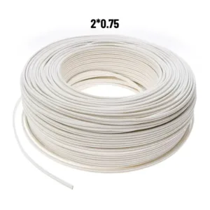 Câble MTH Blanc 2x0.75 4 CABLE MTH 2*0,75