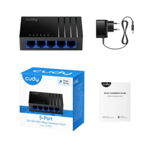 Commutateur switch de bureau Gigabit à 5 ports Cudy GS105D