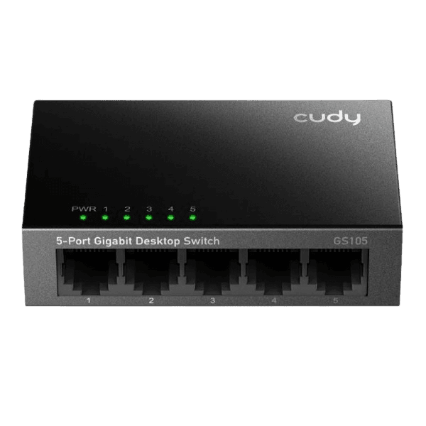 Cudy - Switch Commutateur Gigabit métallique à 5 ports GS105