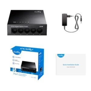 Cudy - Switch Commutateur Gigabit métallique à 5 ports GS105