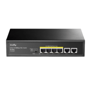 FS1006P 6-Port 10-100M PoE+ Switch 60W