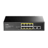 FS1010P - Switch 8-Port 10-100M PoE+ Switch with 2 Uplink Ports 120W - CUDY