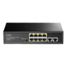 FS1010PG - Switch 10 Ports 8-Port 10-100M PoE+ Switch with 2 Gigabit Uplink Ports 120W CUDY
