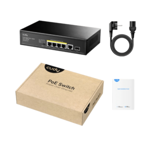 GS1005PTS1 Switch 5-Port Gigabit PoE+ avec 1 SFP Port 120W Cudy