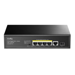 GS1005PTS1 Switch 5-Port Gigabit PoE+ avec 1 SFP Port 120W Cudy